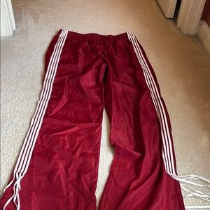 BRAND NEW W/ TAGS! Edikted Gamr Day Red Track Pants - Size M